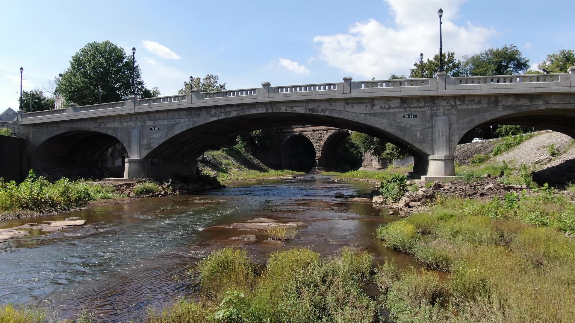 Loyalhanna Creek flowing through the Laurel Highlands near Latrobe